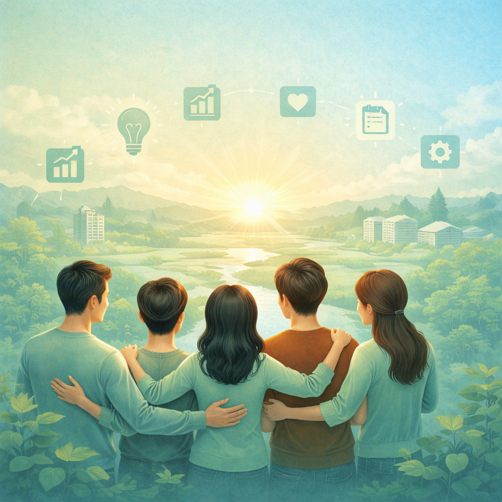 Una comunidad construida alrededor de una visión